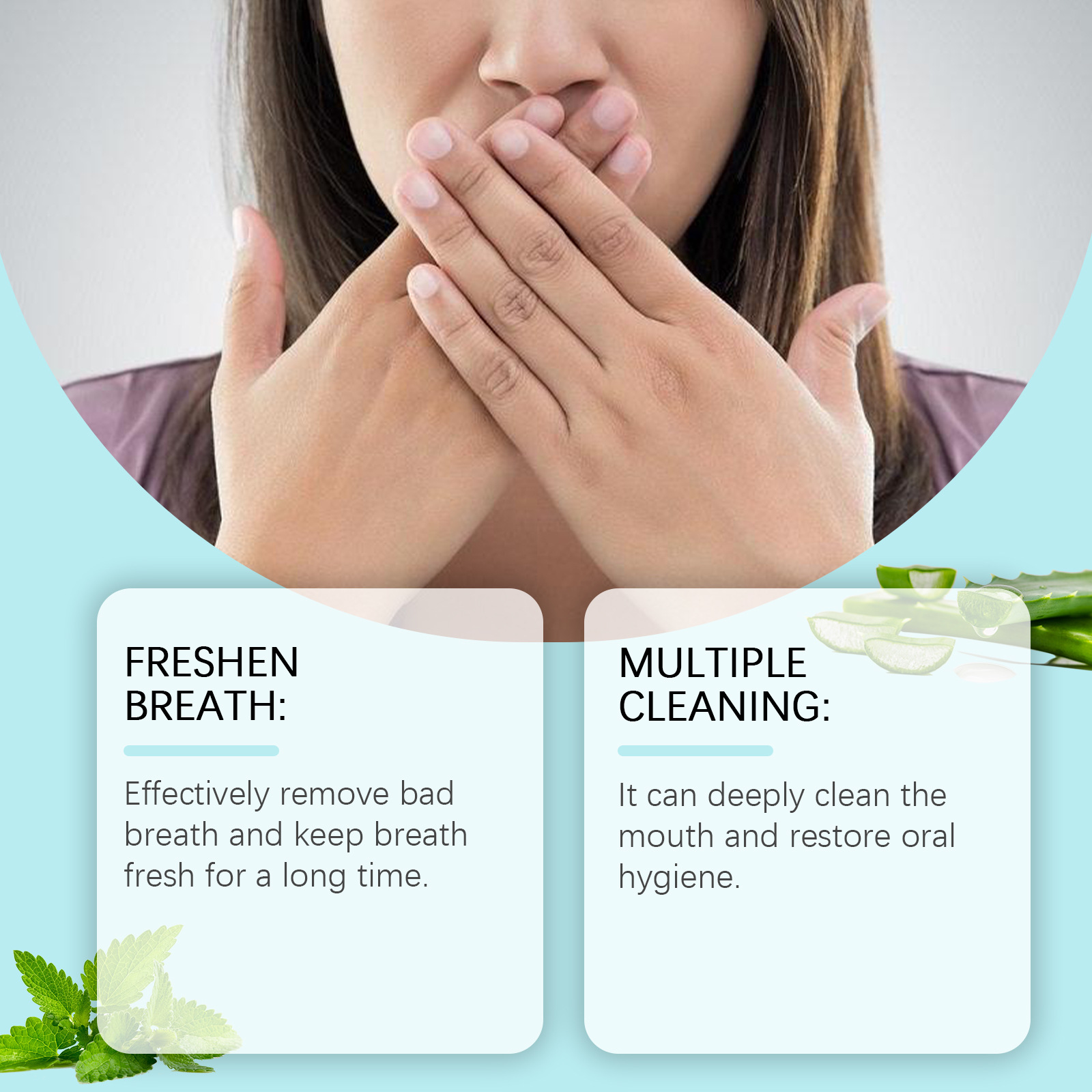Enxaguatório bucal para hálito - Teeth Whitening Mouthwash avaliação e preço