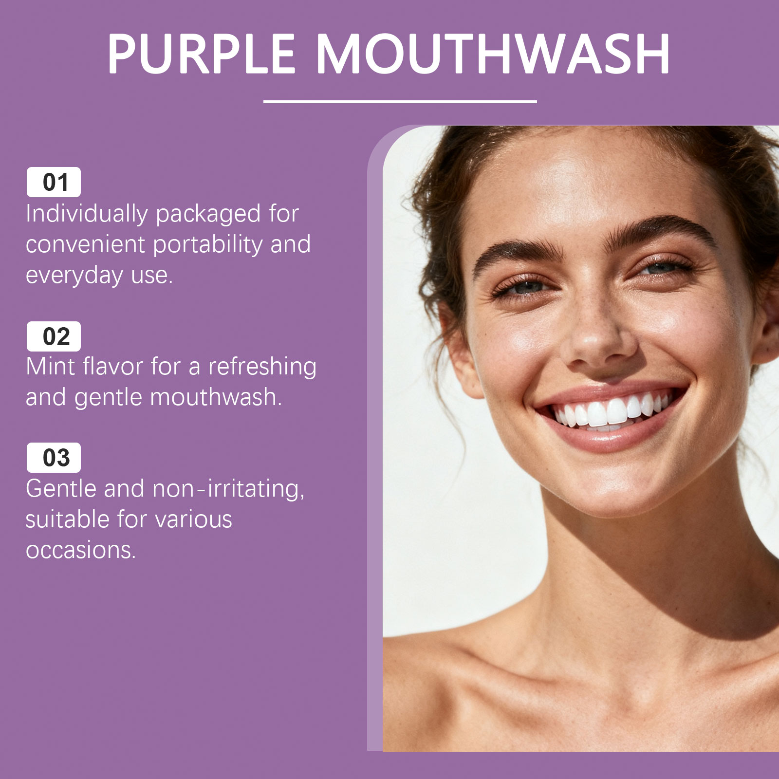 Enxaguante Bucal Roxo Corretor - Teeth Whitening Mouthwash avaliação e preço